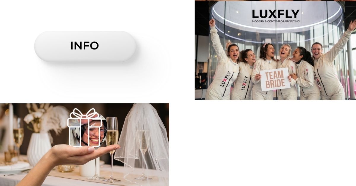 Hen and stag party indoor skydiving at LUXFLY